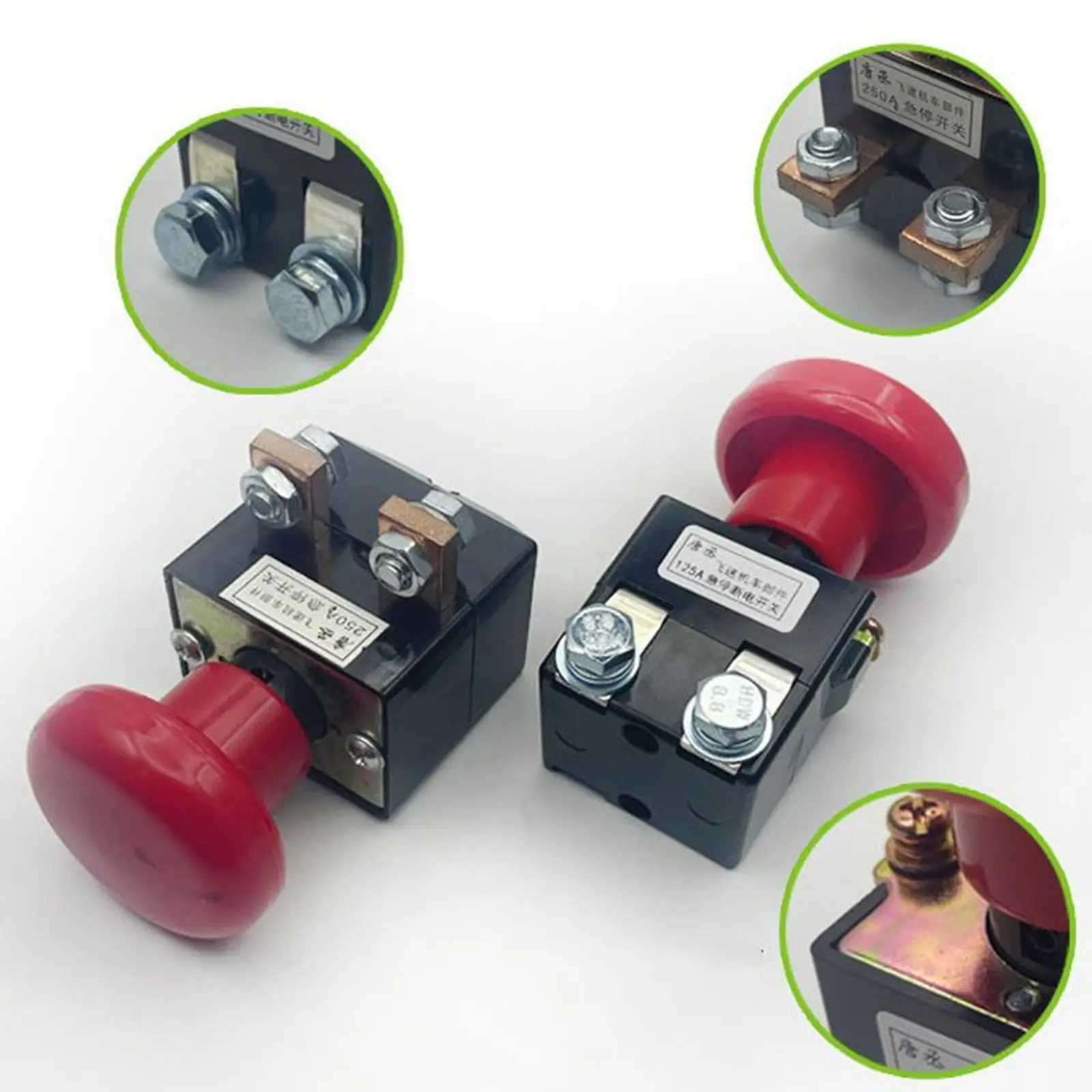 

Forklift Safety Accessory Emergency Stop Switch Bakelite Copper Sheet Durable Industrial Equipment for Toyota Electric Forklift