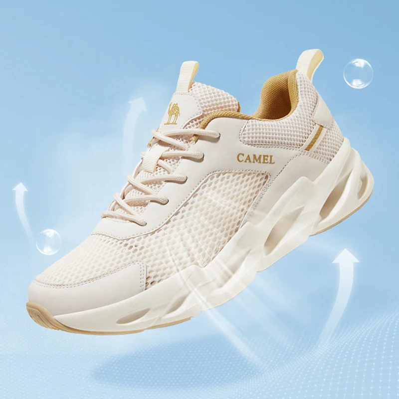 GOLDEN CAMEL Sports Running Shoes Men Women Casual Mesh Male Sneakers Lightweight Non-slip Walking Shoes for Men Summer New