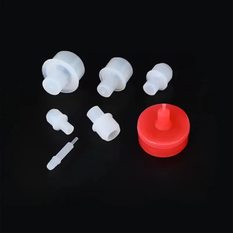 Transparent Silicone Solid plug Blind Hole Chamfered Internal Thread Sprayed Dust Proof High Temp Resistant Sealing
