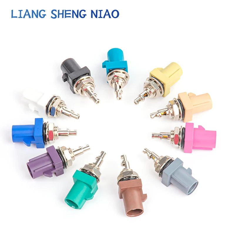 Automotive connector FAKRA-JY male head with nut connected 1.78 wire