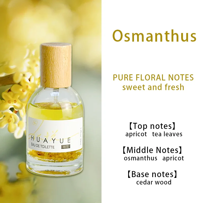 HOPE CHRISTINE Profumo all'Osmanto Marca Originale Fragranza Delicata e Leggera Lunga Durata Elegante Fragranza Quotidiana, Perfetta per Appuntamenti e Vacanze Regalo_voghion.com