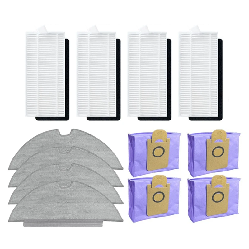 

For Eufy Robovac L35 Hybrid+/LR30 Hybrid+ Hepa Filter Mop Cloths Dust Bag Robot Vacuums Replacement Accessories