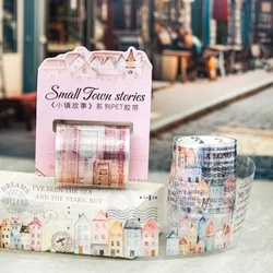 1pcs/1lot Scrapbooking Stickers Decorative Adhesive Tapes Small Town Stories0 Pet Japanese Stickers