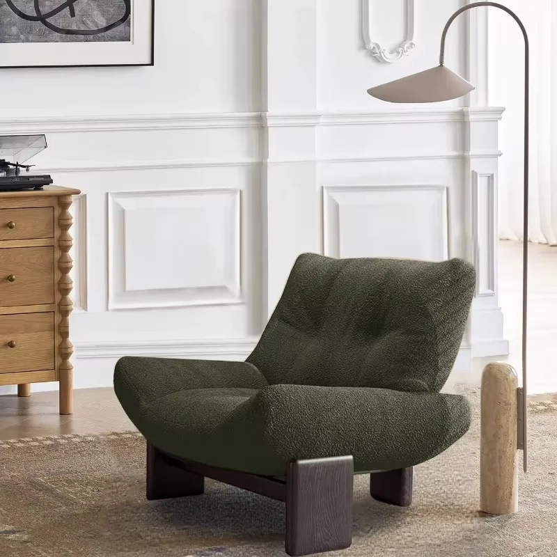 

Leisure Footrest Living Room Chairs Recliner Modern Oversized Relaxing Chairs Fluffy Design Sedie Da Soggiorno Home Furniture