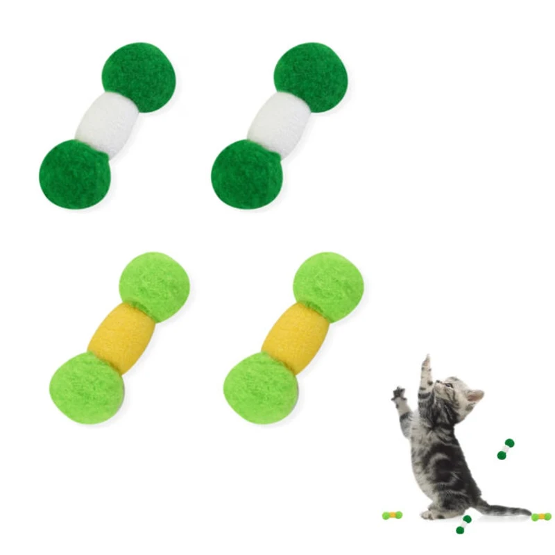 Cat Chew Toys with Hidden Bells,  Interactive Cat Kick Sticks Toys Easy for Cats to Grab and Carry