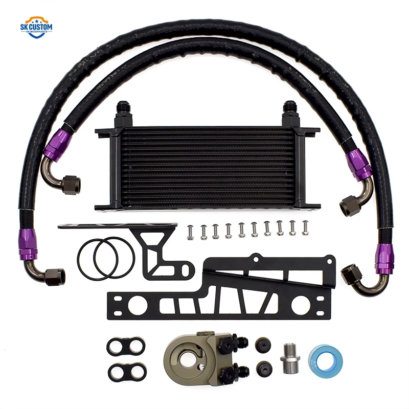 

16 Row Thermostat FL5 Engine Oil Coolant Kit for Honda Civic Type R Car Cooling Radiator Kit