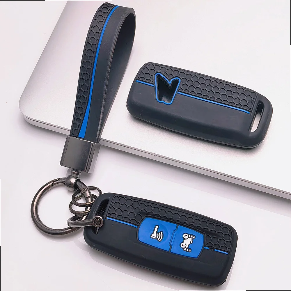 Silicone Motorcycle Smart Key Fob Cover for Honda PCX125 PCX150 PCX160 ADV150 Vario Click125 Non Slip Motorcycle Key Cover