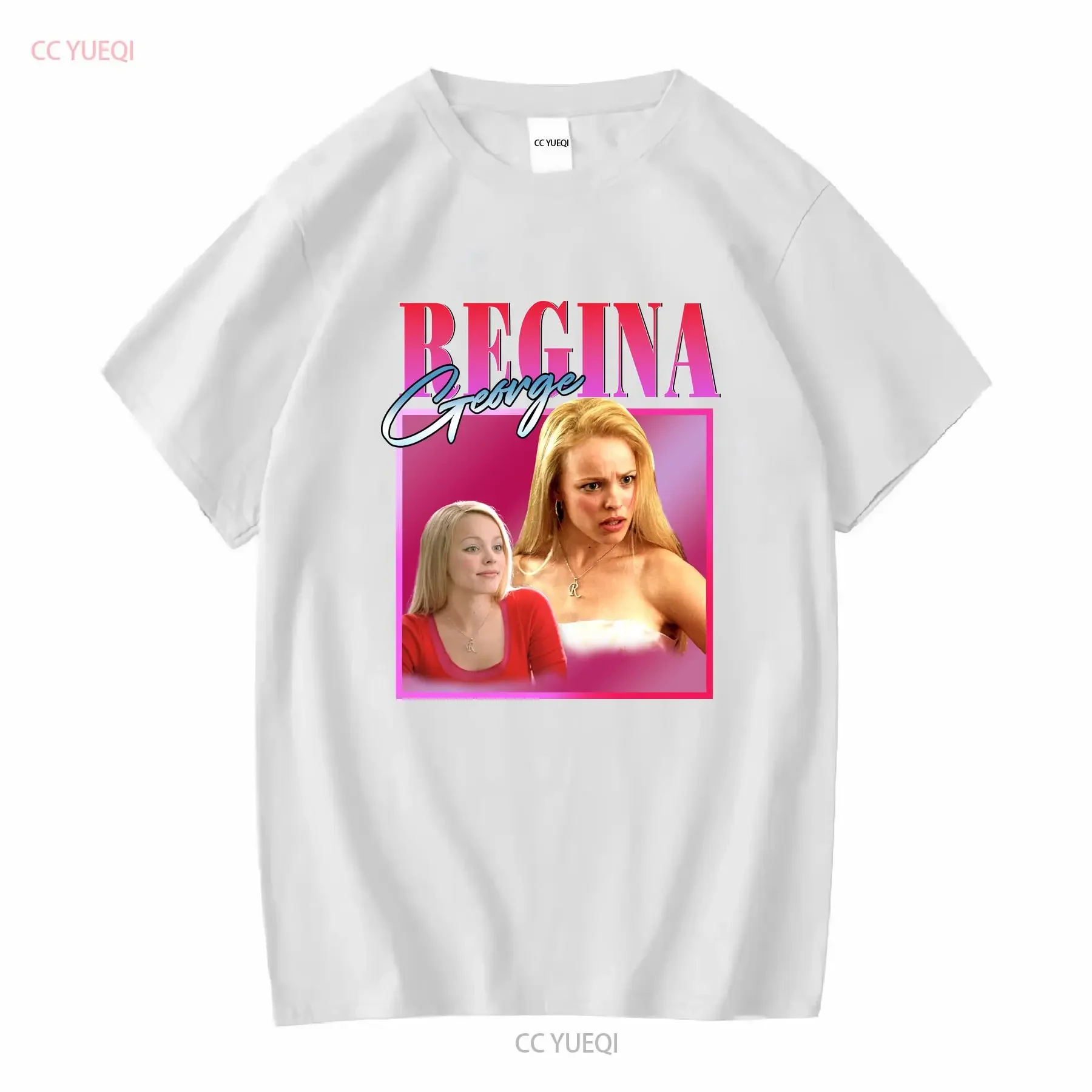 REGINA GEORGE Homage T shirt From Mean Girls Vintage 2000s A Little Bit Dramatic You Can't Sit With Us vintage Washed graphic - view 4