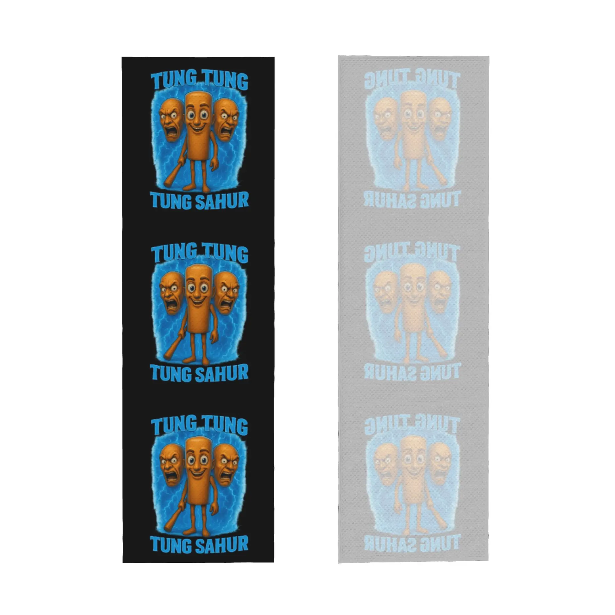 Tung Tung Tung Sahur Funny Meme Italian Brainrot Cold Exercise Towel  Yoga And Fitness Running Activities Travelling Towels
