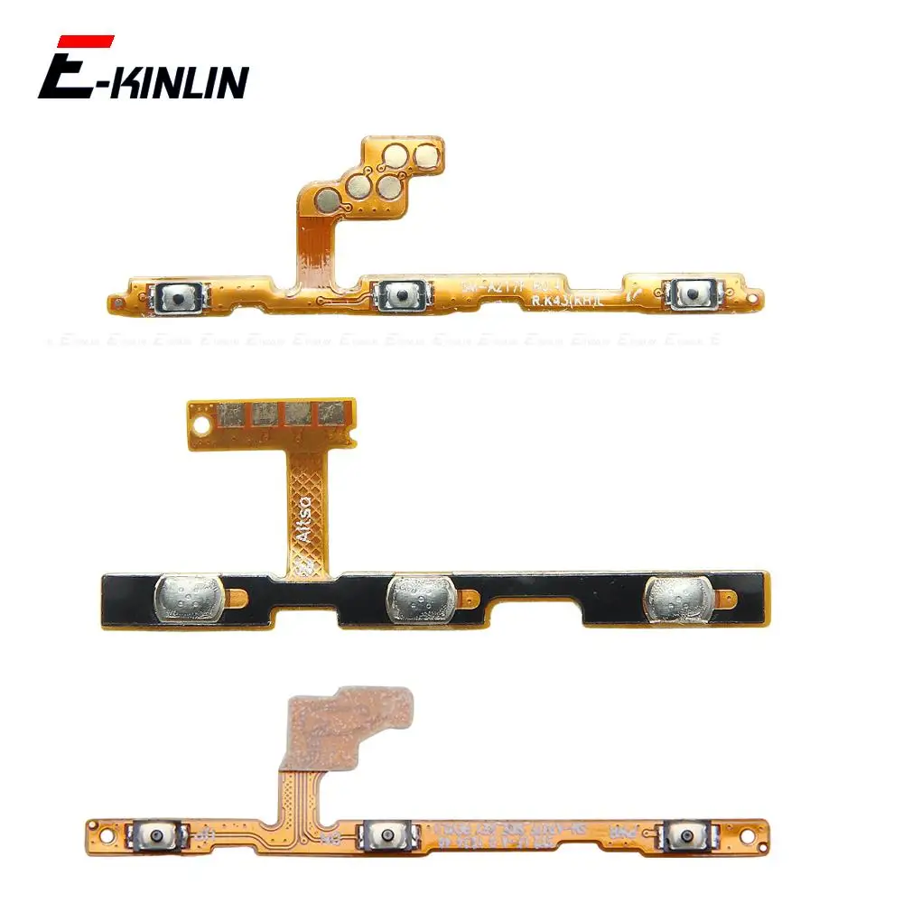 Switch Power ON OFF Key Mute Silent Volume Button Ribbon Flex Cable For Samsung Galaxy A70s A50s A30s A21s A20s A20e A10s A02s