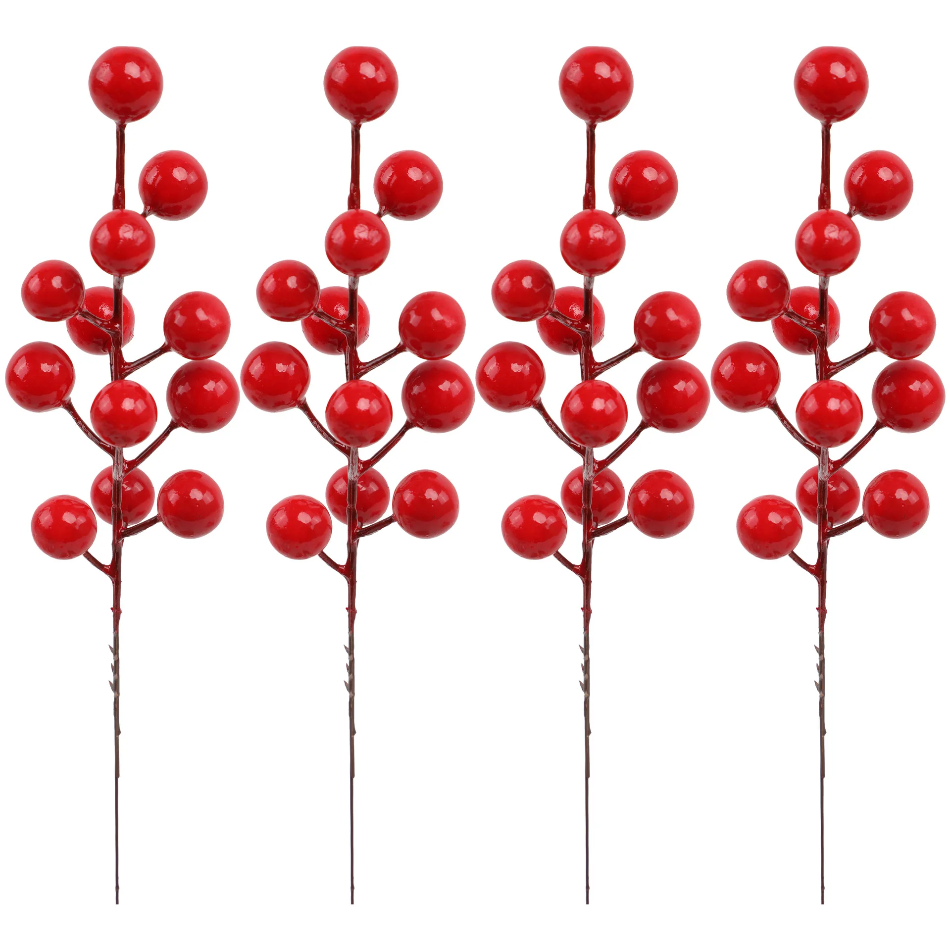 

Artificial Red Fruit, Lucky Fruit, Red Berry, Holly Fruit, Christmas and New Year Cuttings, Home Decor Accessories Wholesale