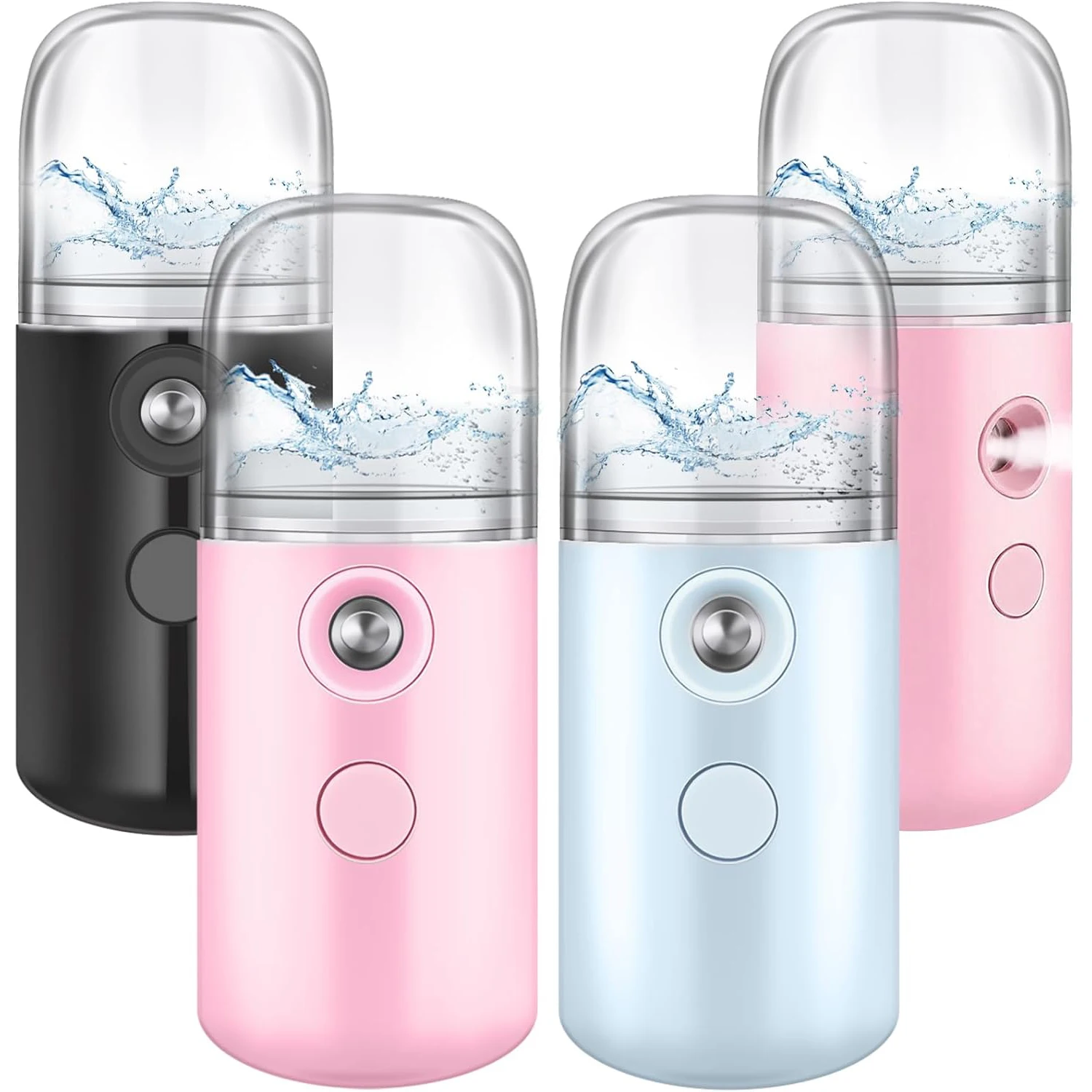 Gesichtsdampfer Luftbefeuchter USB Aufladbarer Nano-Nebel-Sprüher Gesichts-Zerstäuber Dampfgerät Feuchtigkeitsspendendes Schönheitsgerät Gesichtspflege