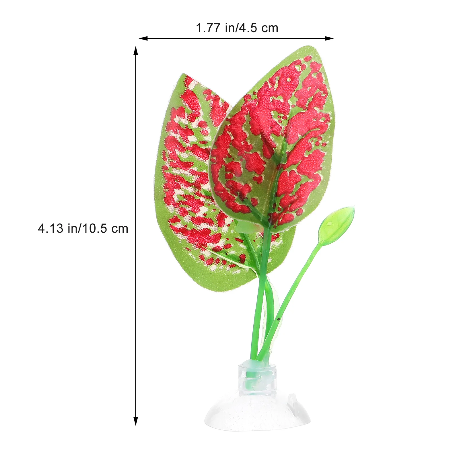 

4 Pcs Plastic Leaves Decor Reptile Plants Terrarium Habitat L scaping naments Easy Durable Tank Accessories Pet Supplies