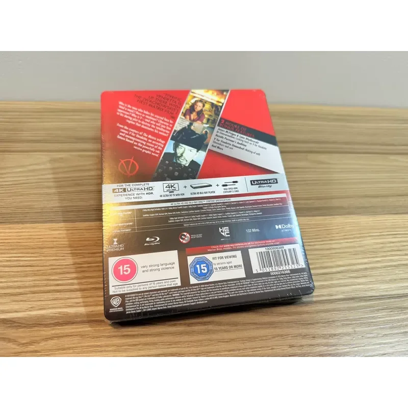 British Version 4K Iron Box V Word Vendetta Chinese Character