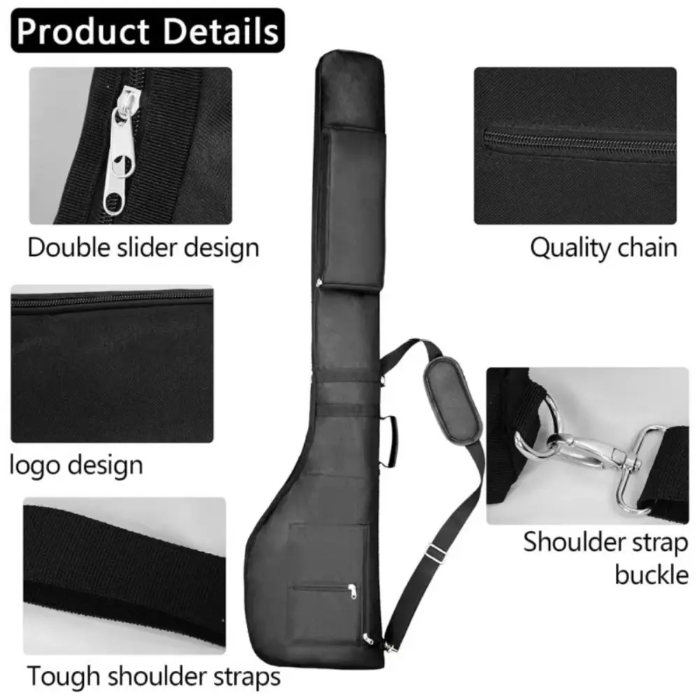 Waterproof Golf Sunday Bag Adjustable Strap Convenient Golf Club Bag Foldable Nylon Golf Carry Bag Outdoor Sports