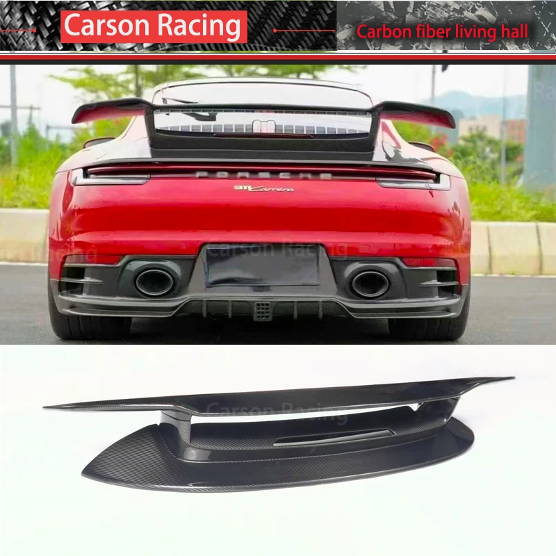 

For Porsche 2018-2022 Carrera 992 Carbon Fiber Spoiler Wet Carbon Fiber Wing