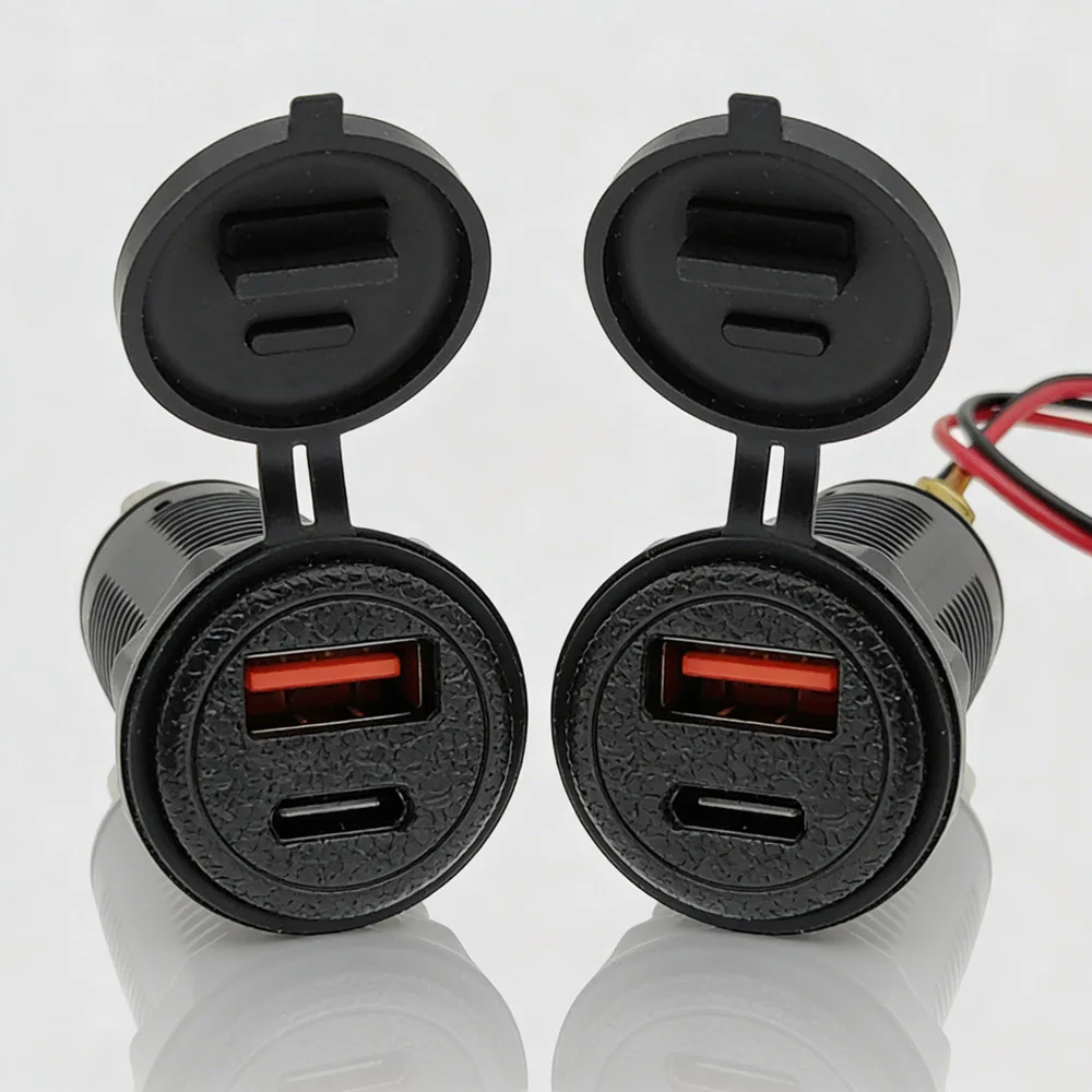 

9-30V TO PD3.0 QC3.0 Buck Module Fast Charging Connector USB Jack Charging Adapter for motorcycle electric bicycle 5/9/12/20V