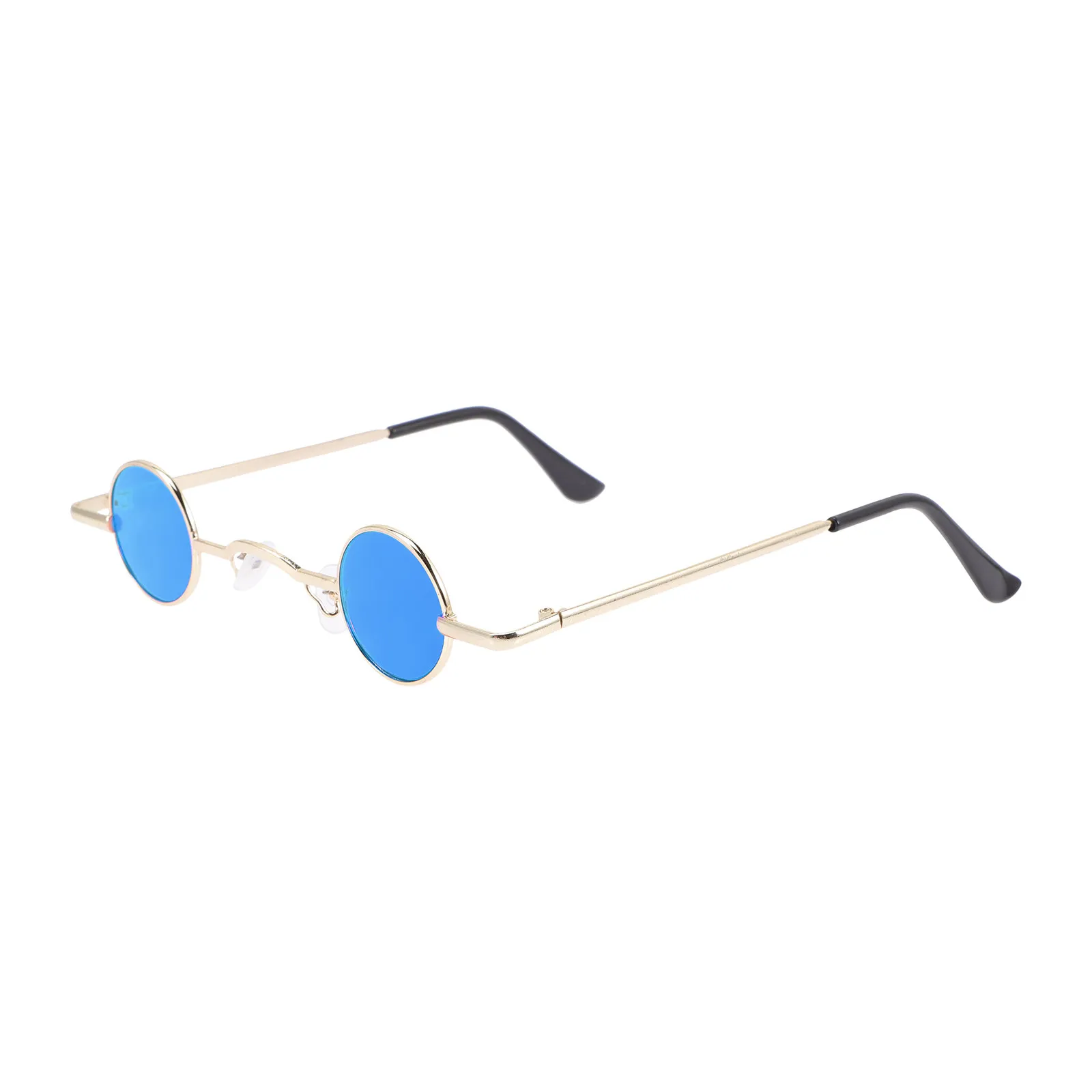 

Круглые солнцезащитные очки в стиле панк с металлической оправой, защита от УФ-излучения, для Нового года, дня рождения, свадьбы, клуба, для женщин и мужчин