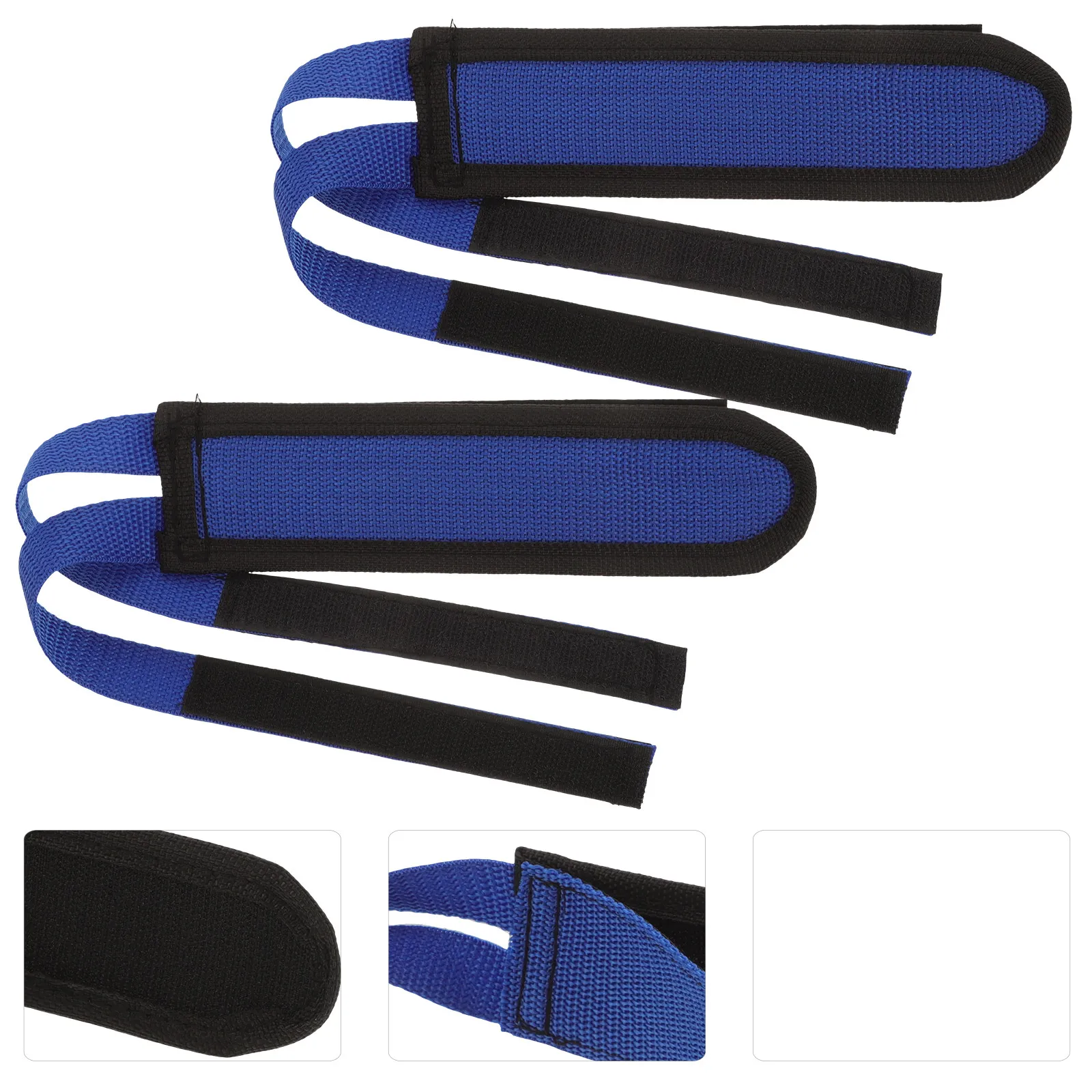 

2Pcs Nylon Bike Pedal Straps Adjustable Sports Toe Straps Wider Longer Exercise Fitness Equipment Accessories Bike Pedal Belts