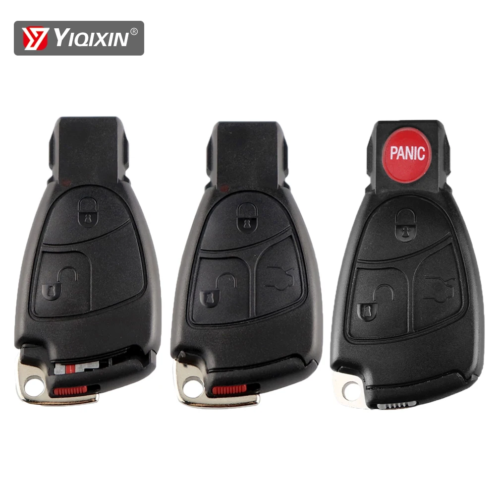 YIQIXIN For Mercedes Benz B C E S ML S SL SLK CLK CL Class AMG W203 W204 W210 W211 W212 Remote Car Key Shell Fob Case No logo