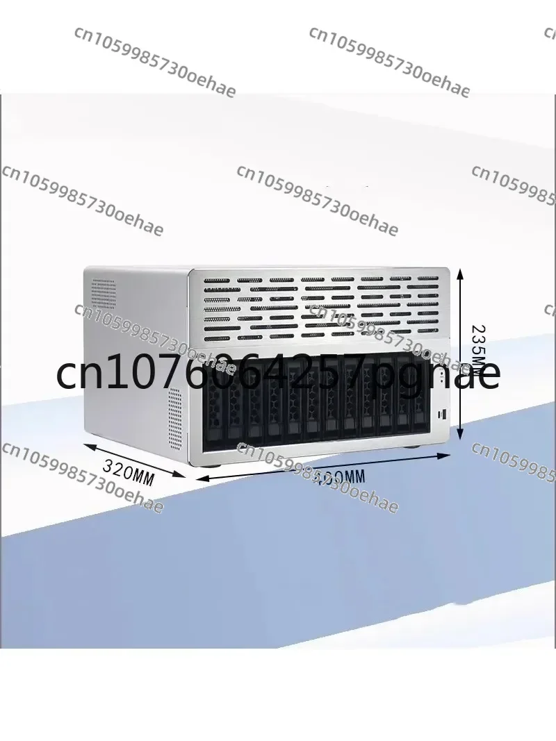 The Nas Series 12-disk Server Hot-swappable Chassis Supports ATX Motherboard Network Data Storage Industrial Control Devices