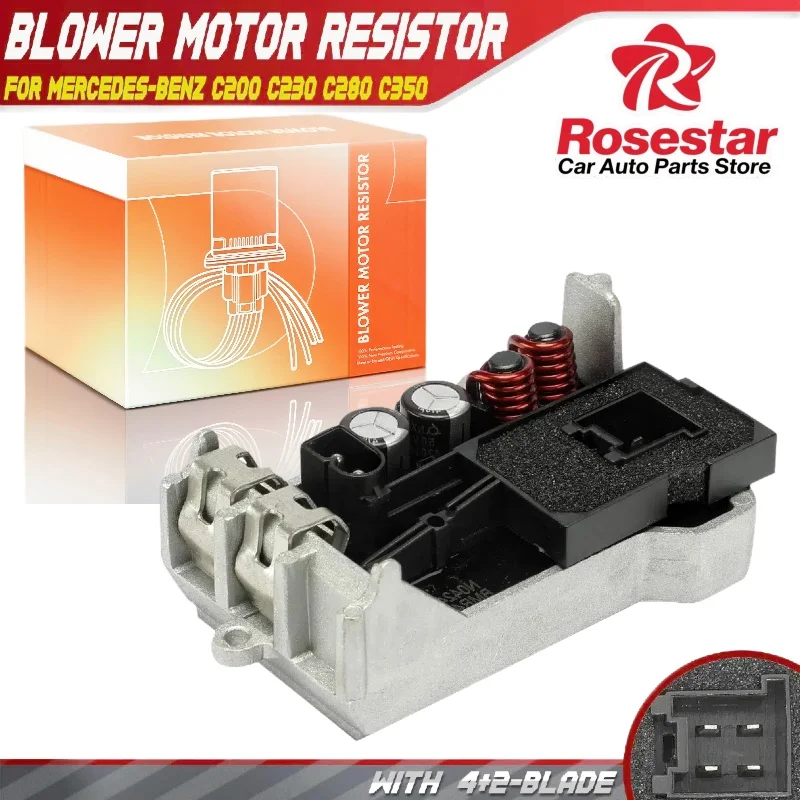 

Резистор двигателя вентилятора отопителя HVAC для Mercedes-Benz C200 C230 C280 C350 C55 AMG 342082, 2038214058, 2038218651, 2208210951