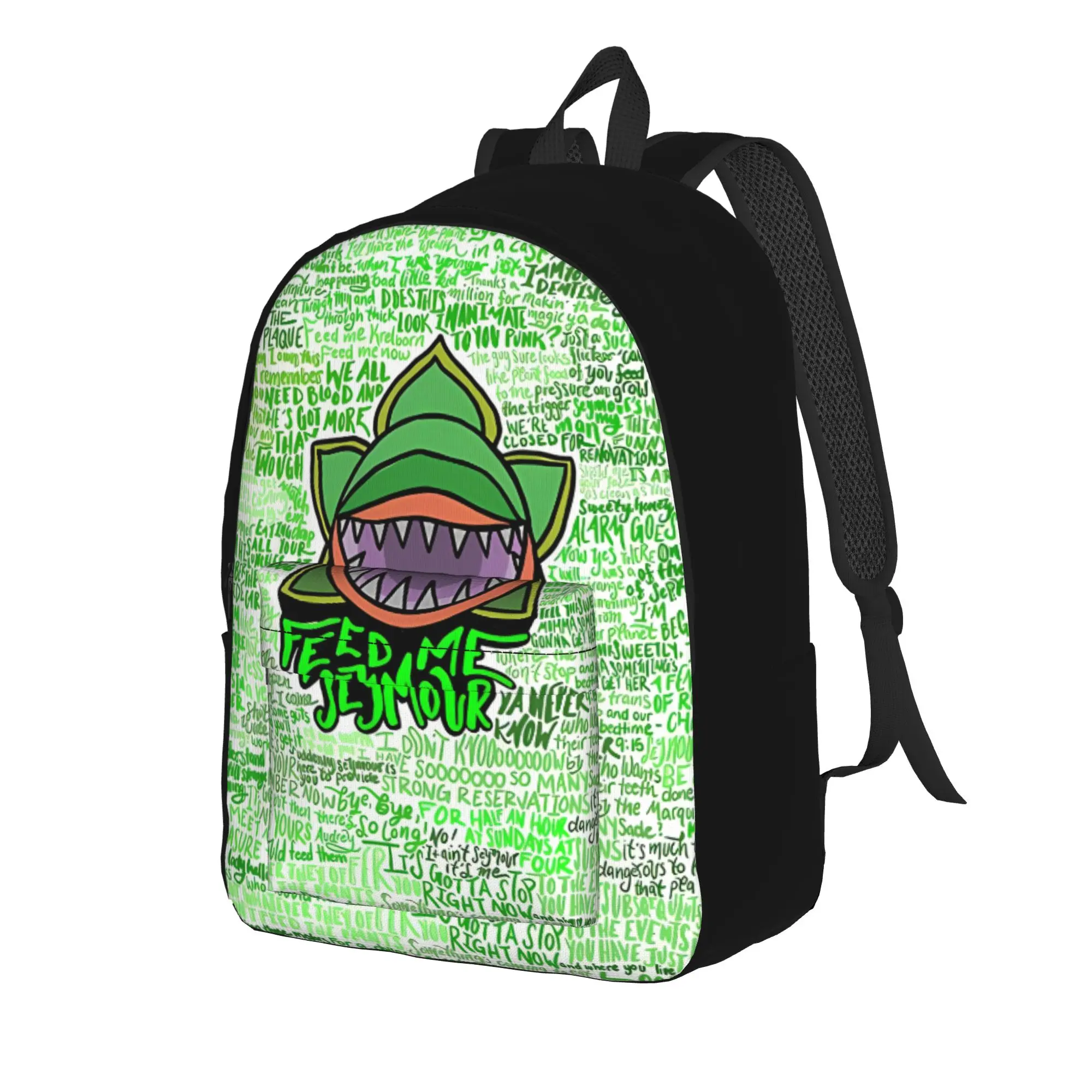 Back to School Season Feeeeed Me Backpack Little Shop of Horrors Office Workers Multi-Function Backpack