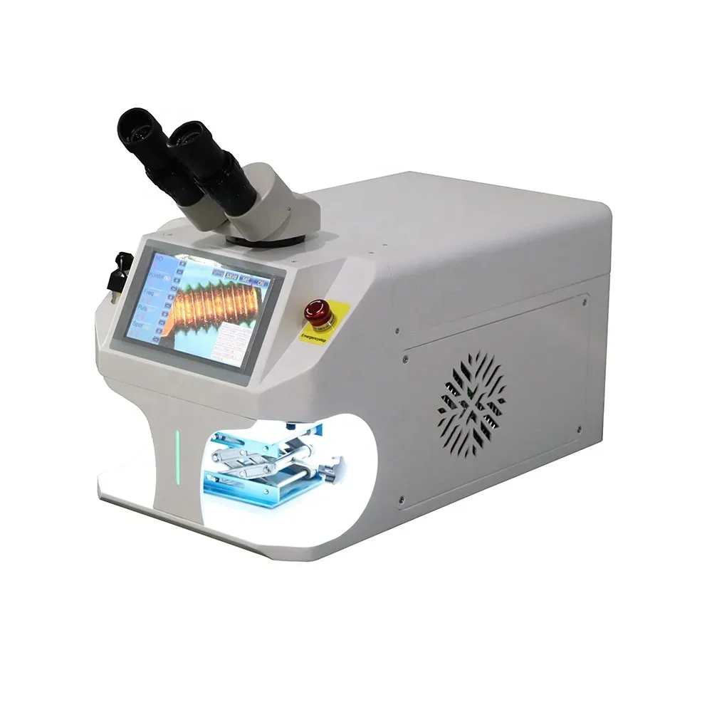 Ruisheng 100W YAG Gold Silver Metal Glass Jewelry Repair Tabletop Spot Welding Machine