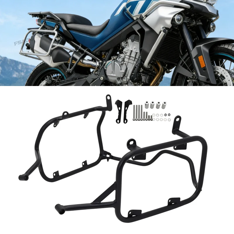 800MT-X Luggage Rack Stainless Steel Pannier Top Case Bracket Toolbox Support Saddlebag Holder For CFMOTO 800MTX MTX800 24-2025