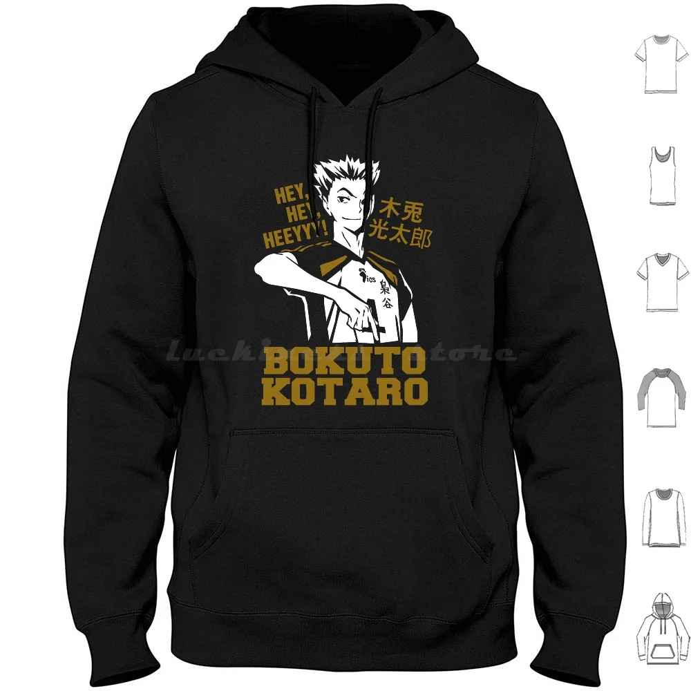 Bokuto Kotaro From Fukurodani-T-Tees Clothing Essential T-Shirt Hoodie Cotton Long Sleeve Bokuto Kotaro From