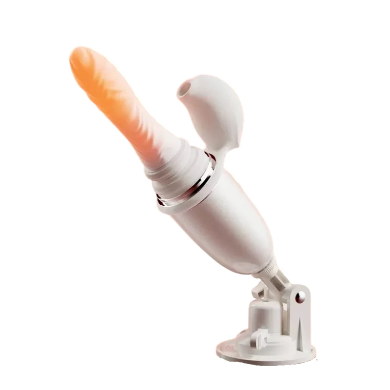 Telescopic Suction and Vibration 2-in-1 Vibrator Female Masturbator VaginaGOrgasmic adult toys