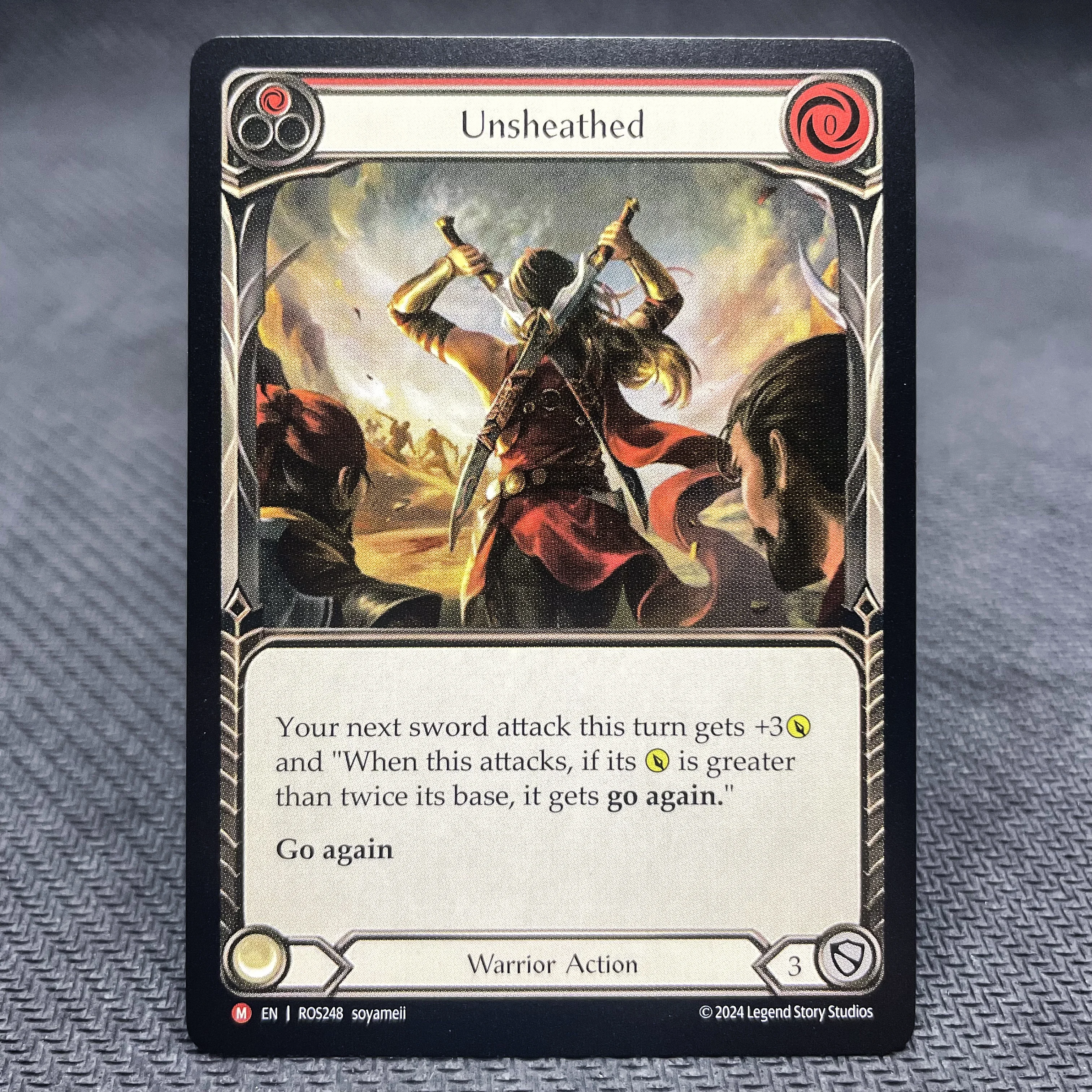 PROXY FAB Card Regular Card Just a Nick Truce Unsheathed