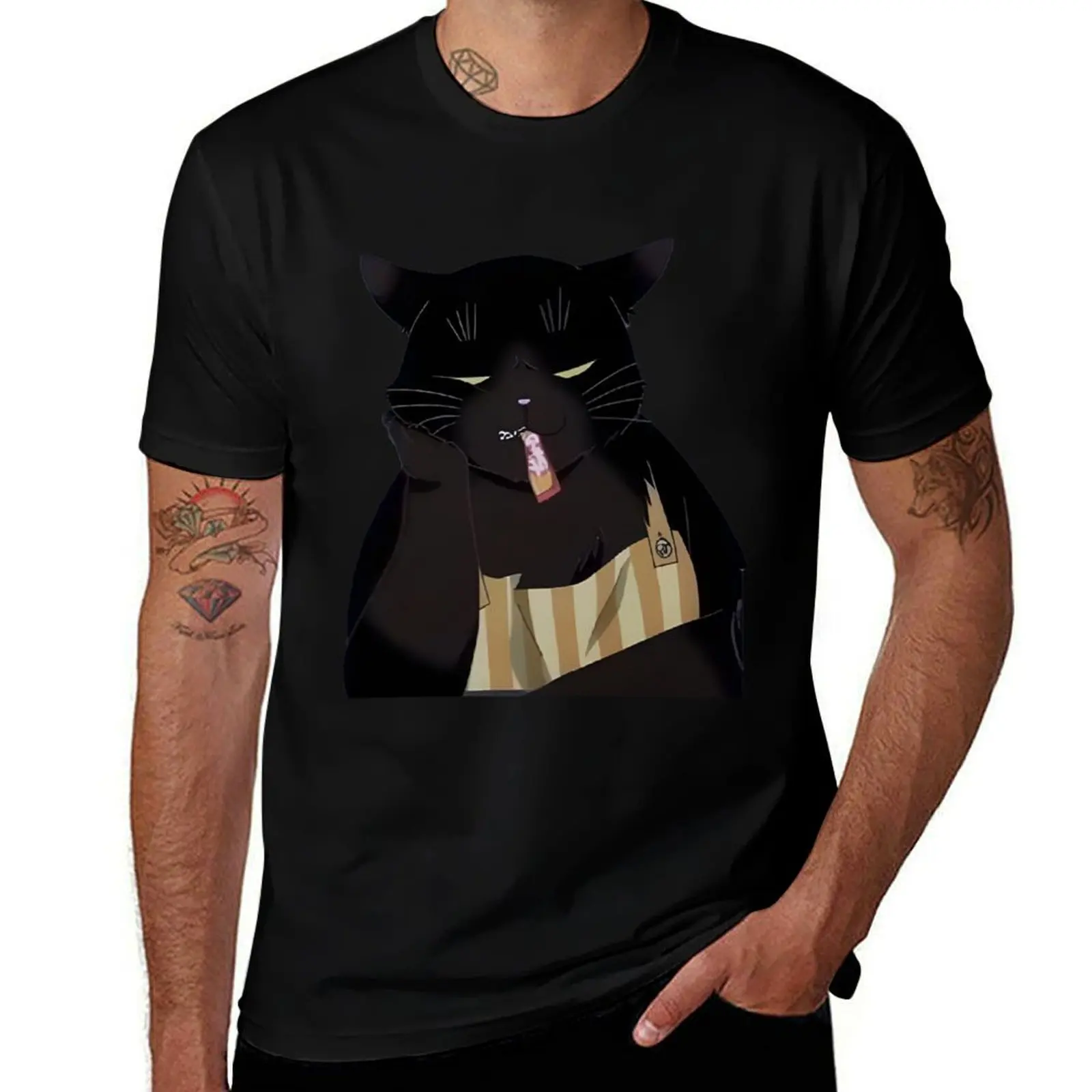 

The Masterful Cat Is Depressed Again Today T-Shirt Lightweight Gym Training T-Shirt