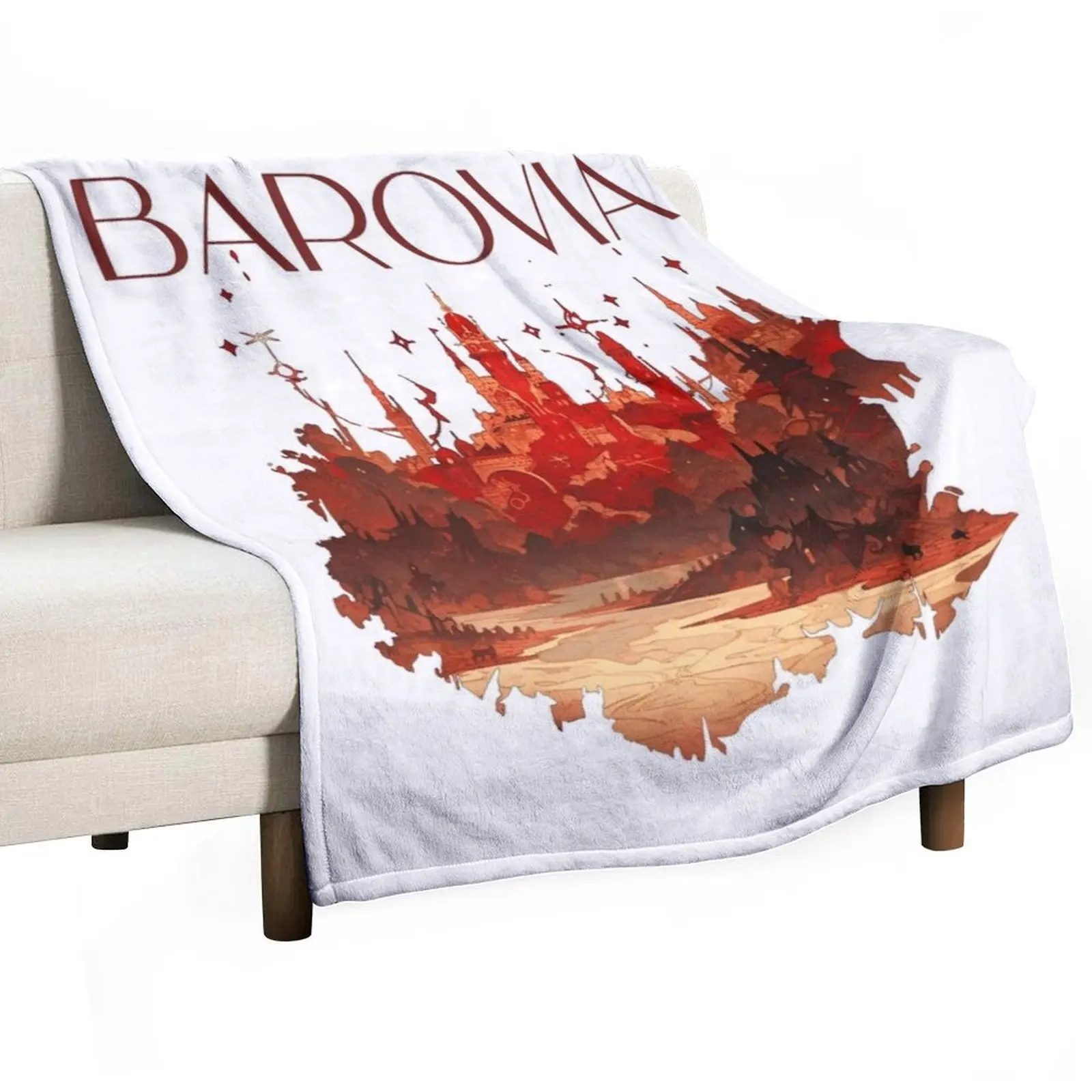 Castle Ravenloft in Barovia (Dungeons & Dragons: Curse of Strahd) Throw Blanket Luxury St Tourist Fashion Sofas Blankets