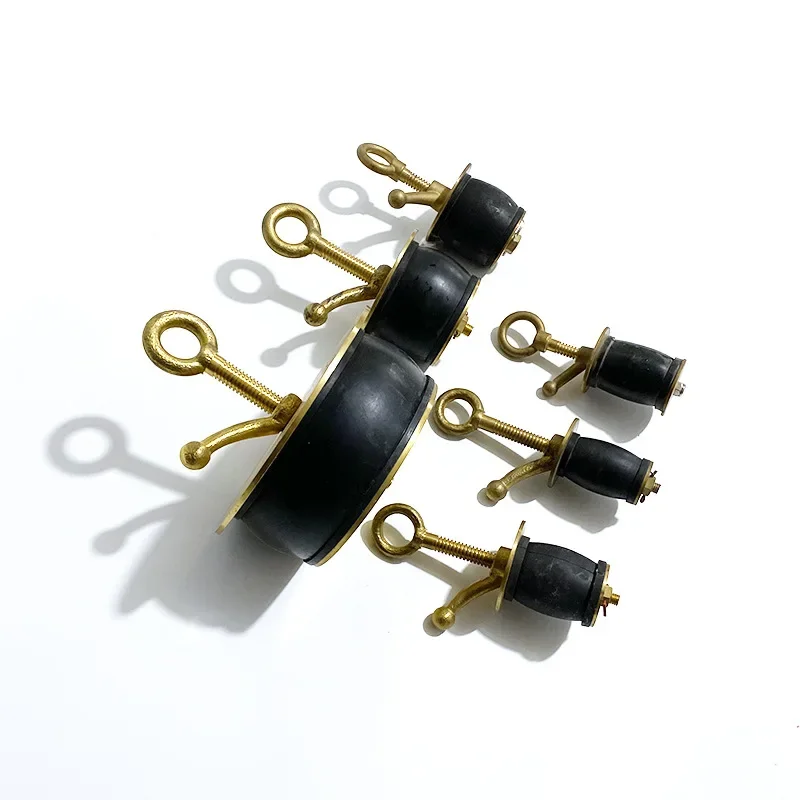 for Pressure Tube With Rubber Expansion Plug Squeeze Leak Detection Tool Plugging Marine Deck Brass Rubber Stopper IMPA232481