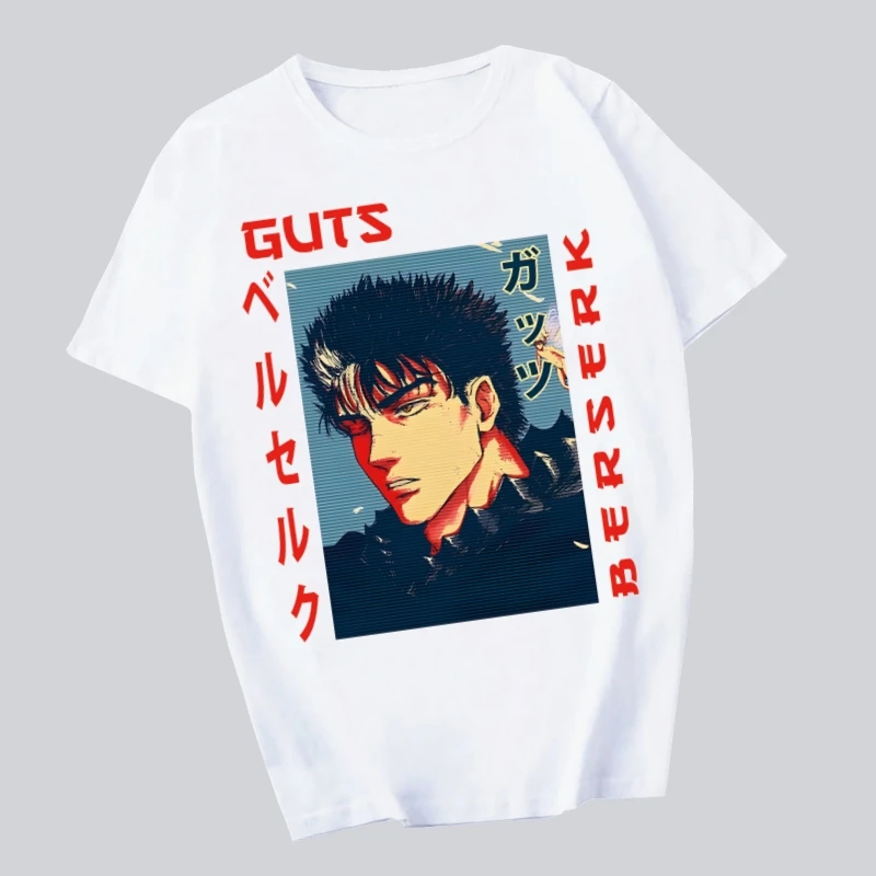 

Guts New Men T Shirt Fashion Print Tshirt Summer Mens Novelty Short Sleeve T-shirt Men Funny Tops