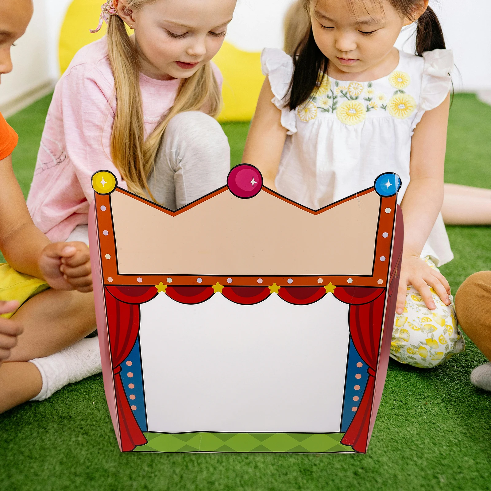 

1 Set Shadow Theater Kids Craft Kit Diy Educational Handmade Science Kit For Children Show Accessories Puppet Play