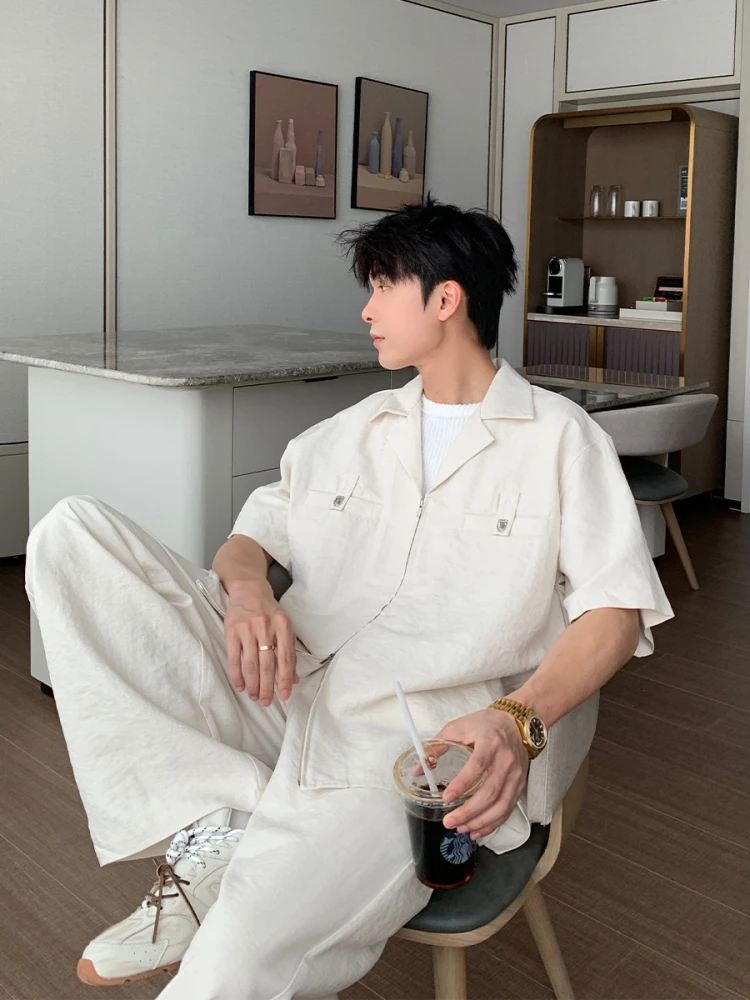 

Hualun, летний повседневный льняной комплект ort Sve, мужской комплект Faion, цельный комплект Sli Matchings, молодежная смесь полиэстера