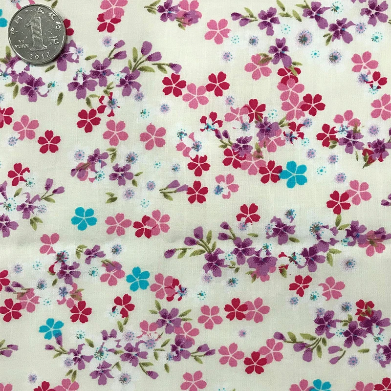 Floral Printed Poplin Fabric, 100% Cotton, Small Floral, DIY Clothing, Dress Shirt, Handmade Sewing, Quilting