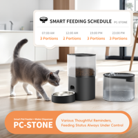 Automatic Dog Cat Food and Water Dispenser Bowl Intelligent Timing Wifi App Control Smart Pet Feeder With HD Camera