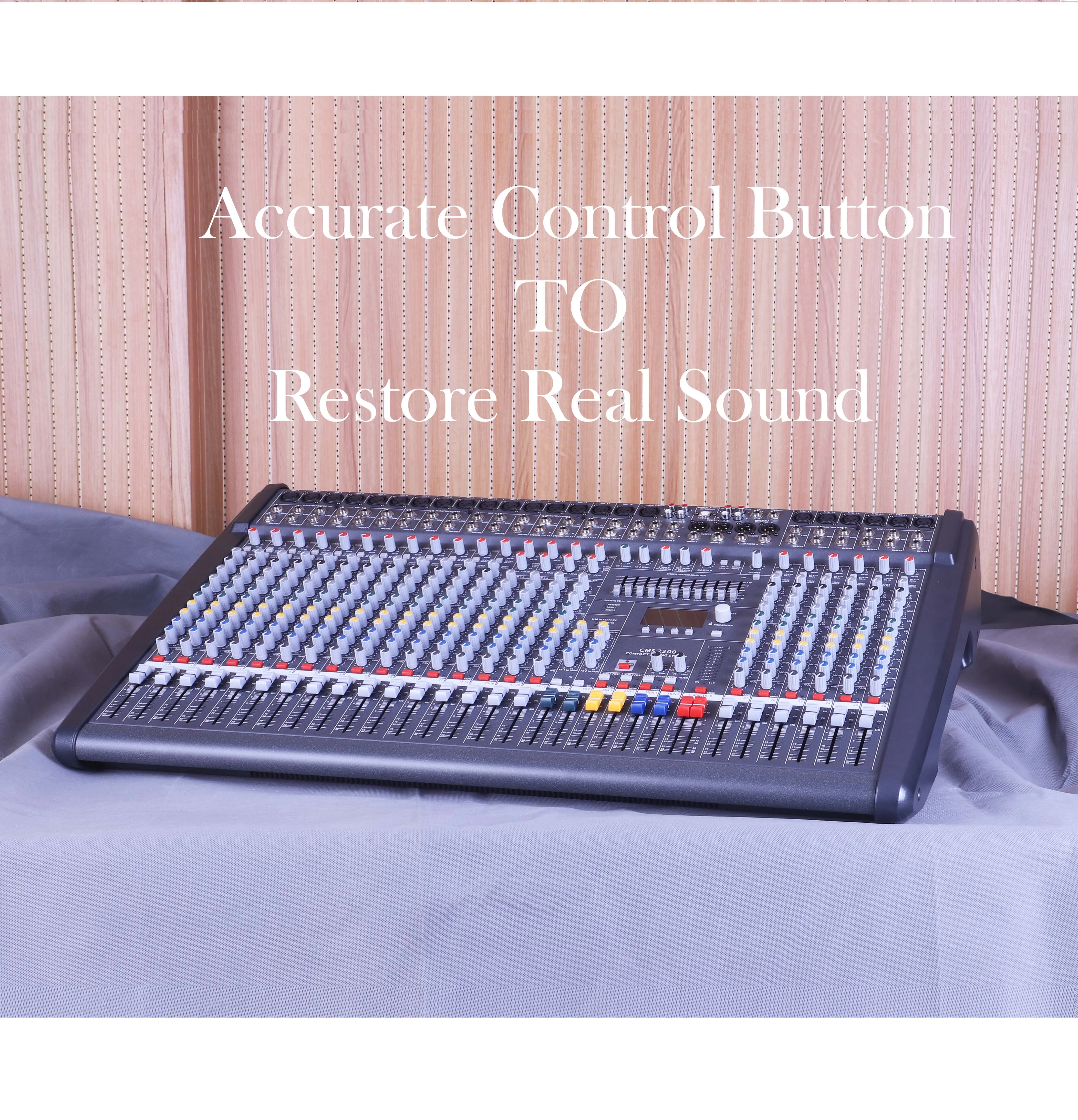 Original CMS2000-3 Professional Active Powered Mixing Console System Power Mixer Amolifier 48V Phantom 22 Channel Audio Mixer