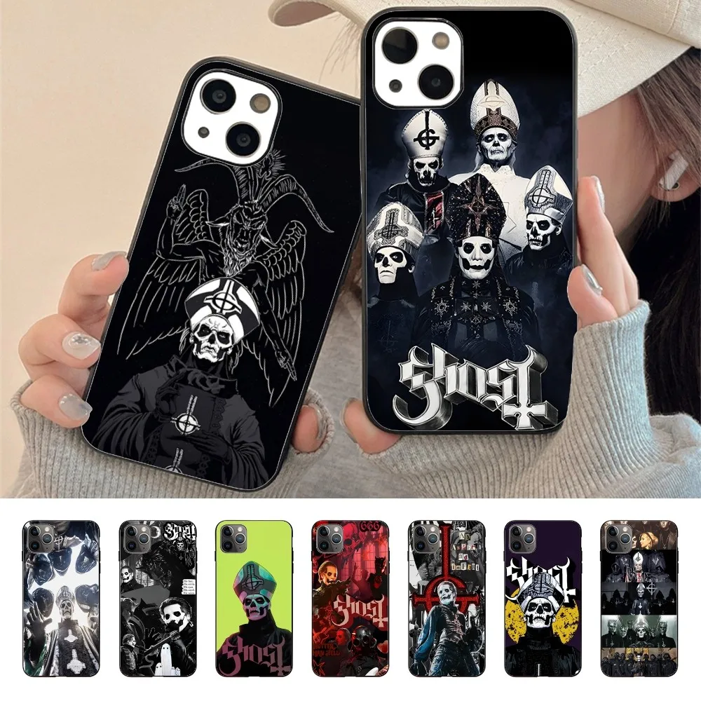 G-Ghost Heavy Metal Band Phone Case For Iphone 15 11 13 14 Pro Max 7 8 Plus X Xr Xs Max Se2020 12mini Cover Case