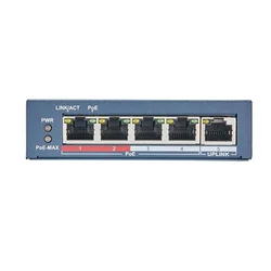 Hikvision DS-3E0105P-E 4-Port 100Mbps Long-Range Unmanaged PoE Switch Replace DS-3E0105P-E/M