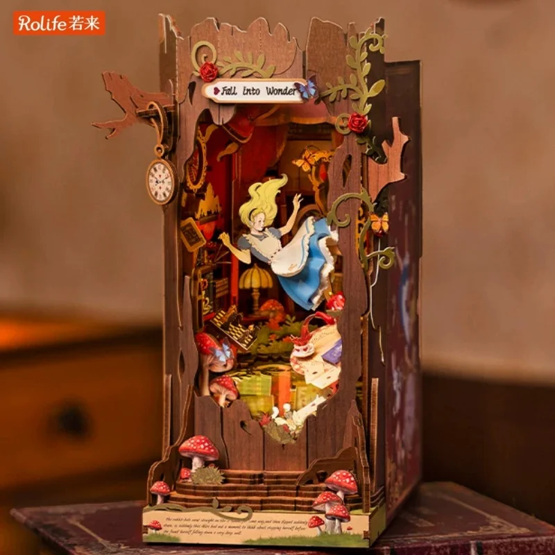 rolife-alice-au-pays-des-merveilles-support-de-livre-en-bois-blocs-de-construction-diy-modele-de-petite-maison-a-assembler-jouets-ornements-cadeaux