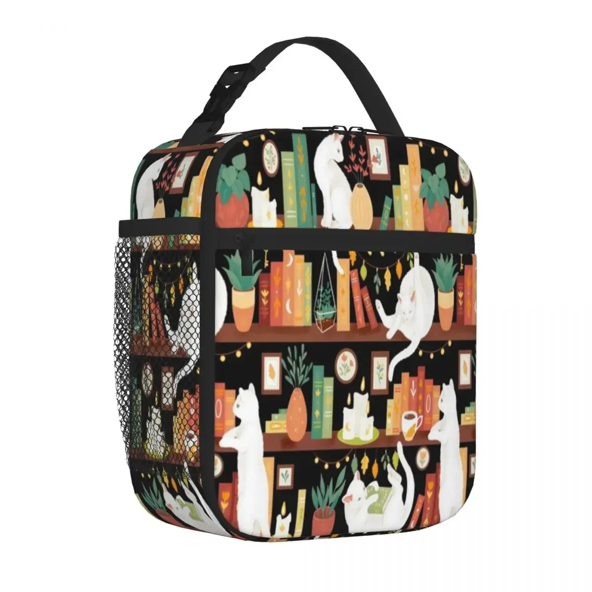 Bestselling Library Cats 2020 - Night Matte Finish  Lunch Bag Business Trip Neoprene Lunch Bag