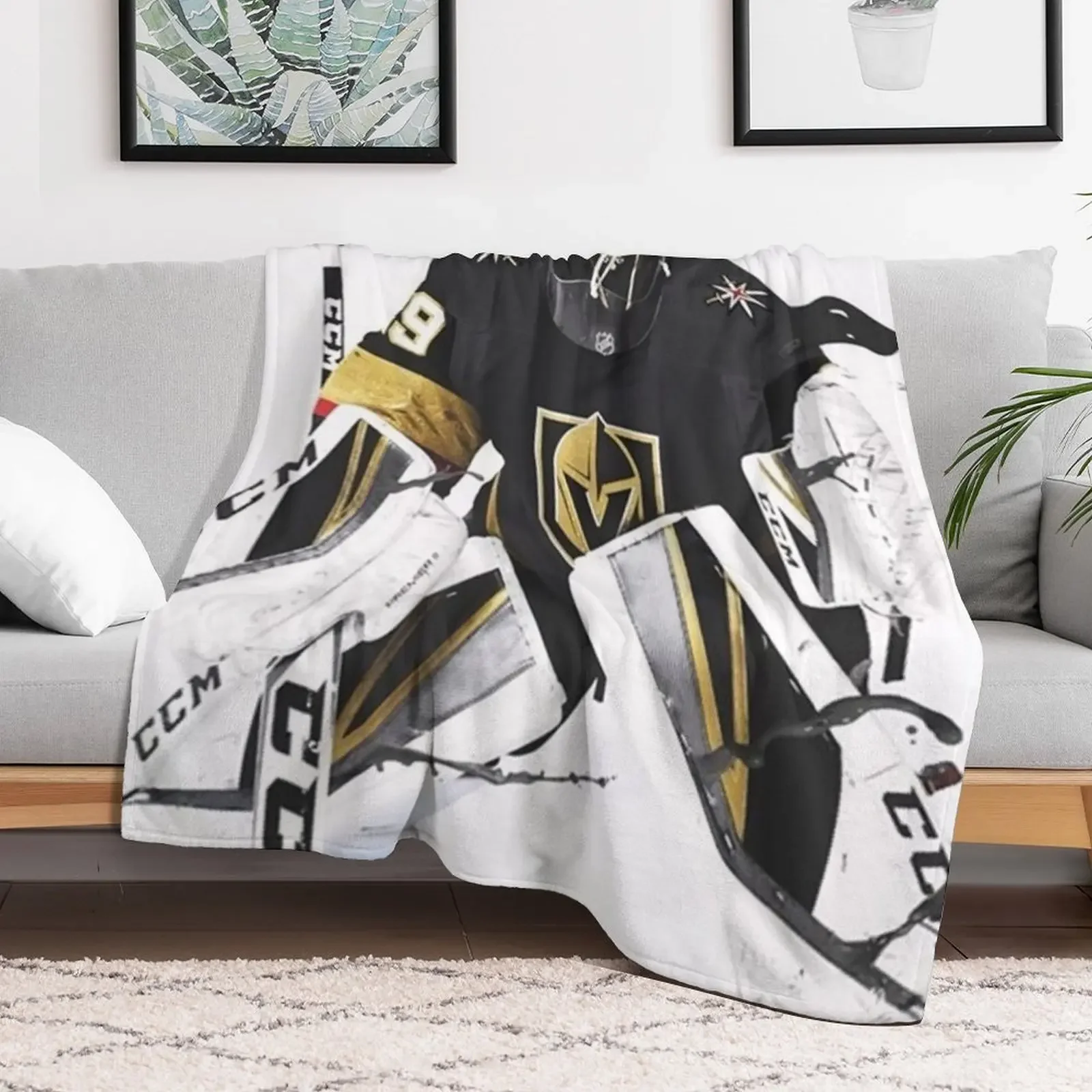 Marc-Andre Fleury Throw Blanket decorative Decorative Sofa warm winter Blankets