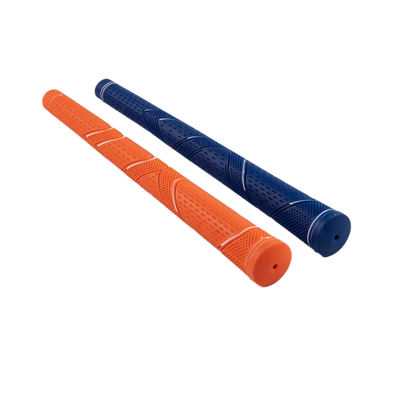 

Hot Sale Blue Orange Rubber Junior Golf Grip For Kids Practice Iron Putter Club Handle Rubber Anti-skid