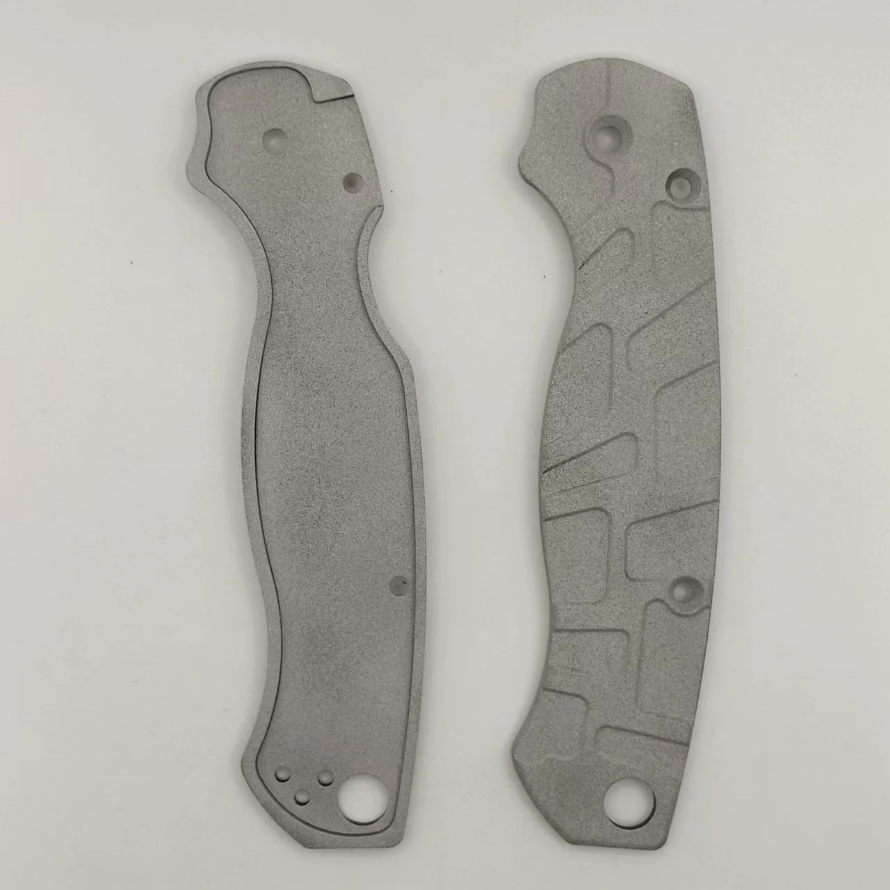 

1 Pair Aluminum Alloy Knife Handle Scales for Spyderco C81 Para 2 Folding Knives