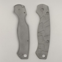 1 Pair Aluminum Alloy Knife Handle Scales for Spyderco C81 Para 2 Folding Knives