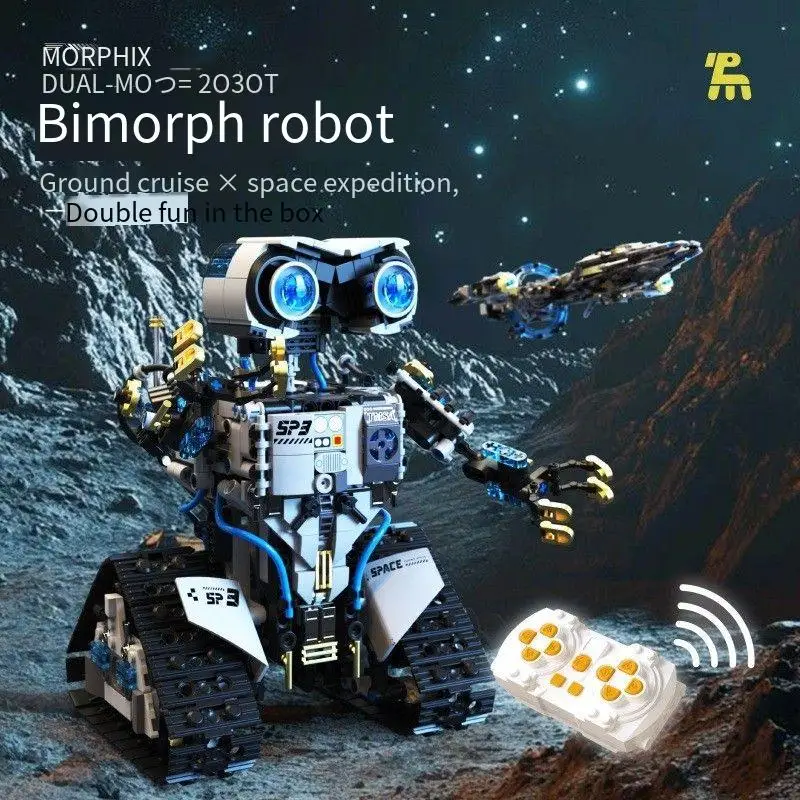 

Space Shuttle Programming Robot Dual Variable Building Blocks Rocket Space Station Model Building Blocks Children's Kit Toys